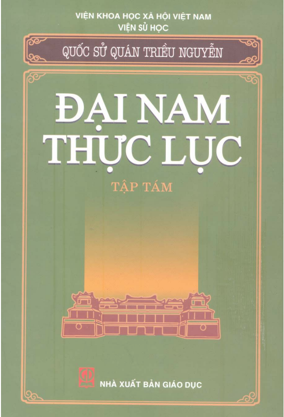 VN Đại Nam Thực Lục Quyển 8